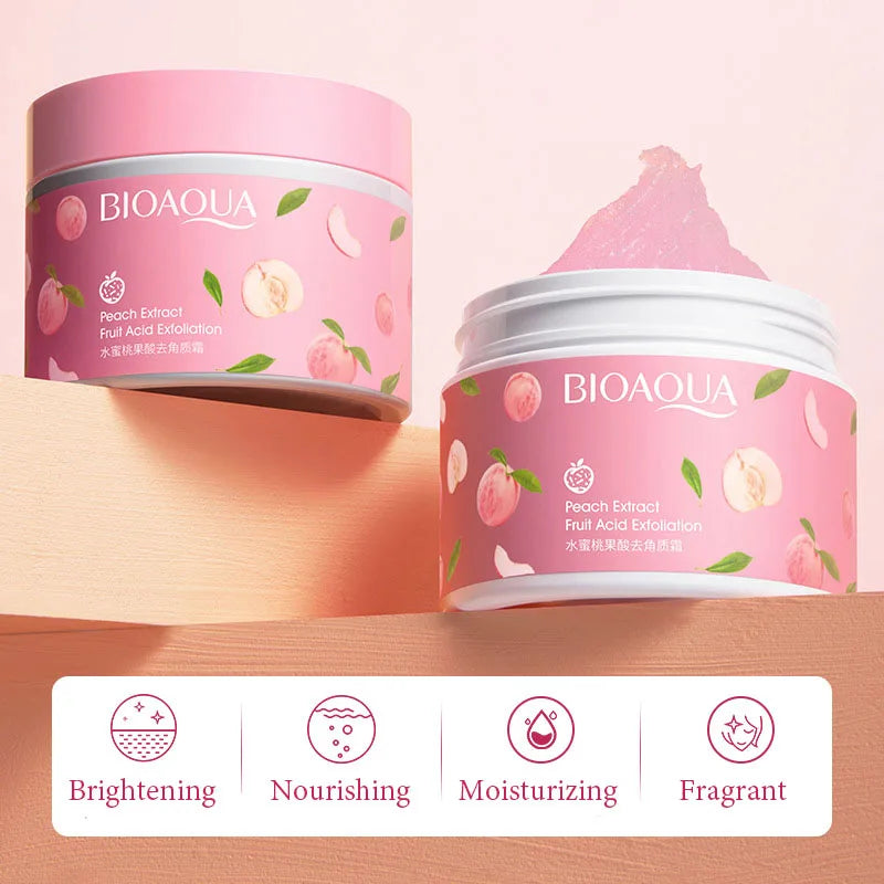 BIOAQUA Peach Extract Fruit Acid Exfoliation Cream 110g