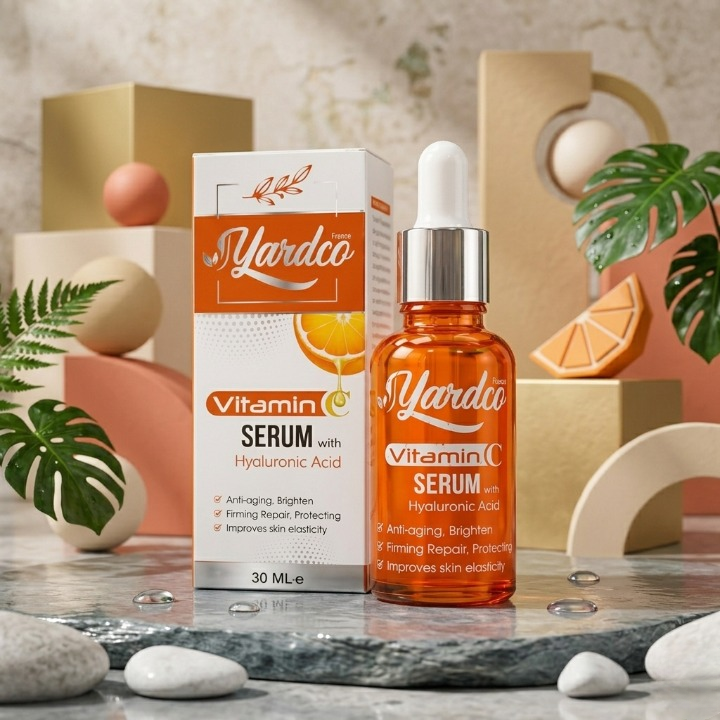 Yardco Vitamin C Face Serum 30ml | Hyaluronic Acid Anti-Aging