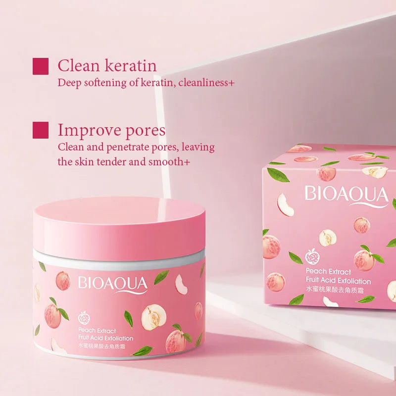 BIOAQUA Peach Extract Fruit Acid Exfoliation Cream 110g