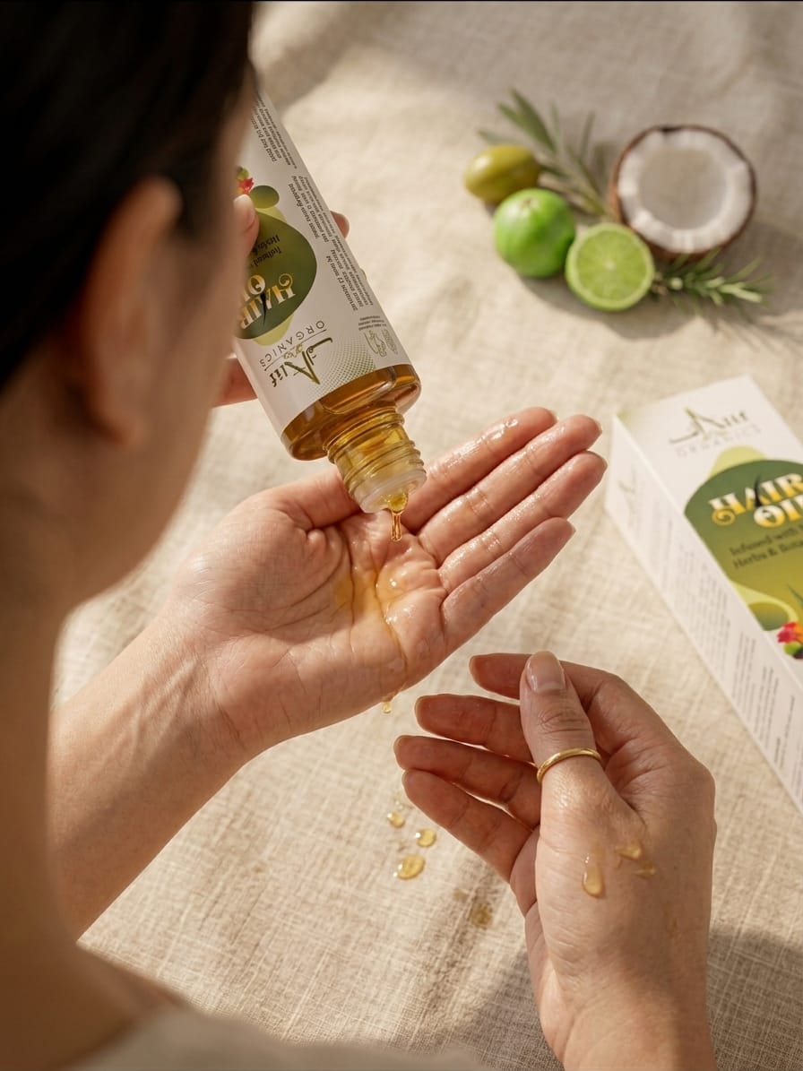 Alif Organics Natural Hair Oil for Growth & Hair Fall