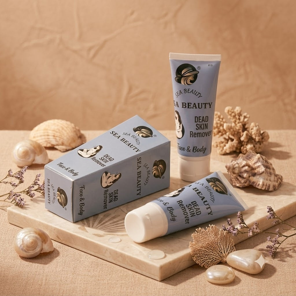 Sea Beauty Dead Skin Remover for Face & Body | Instant Exfoliating Peeling Gel | Deep Cleansing & Brightening Formula