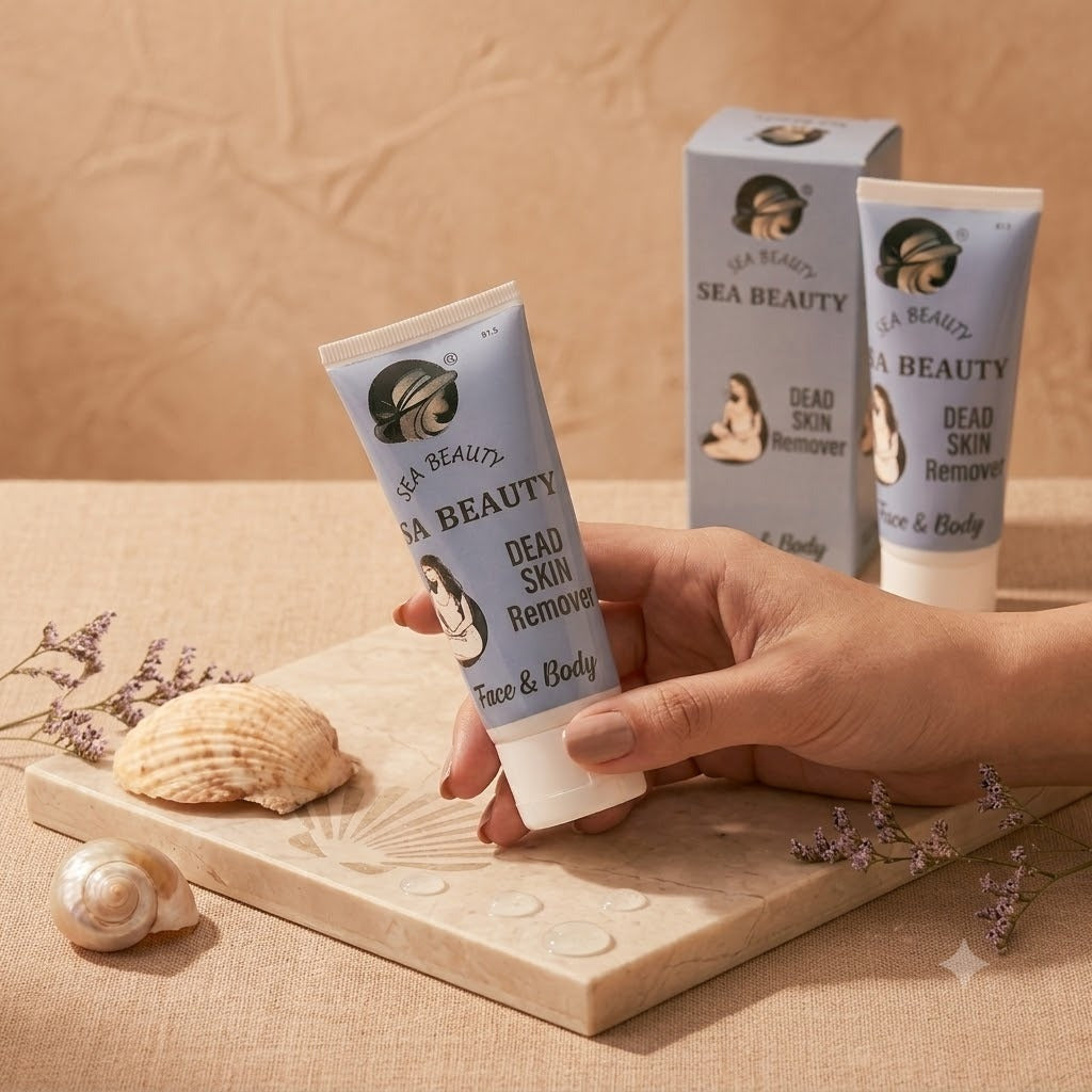 Sea Beauty Exfoliating Peeling Gel | Dead Skin Remover for Face and Body