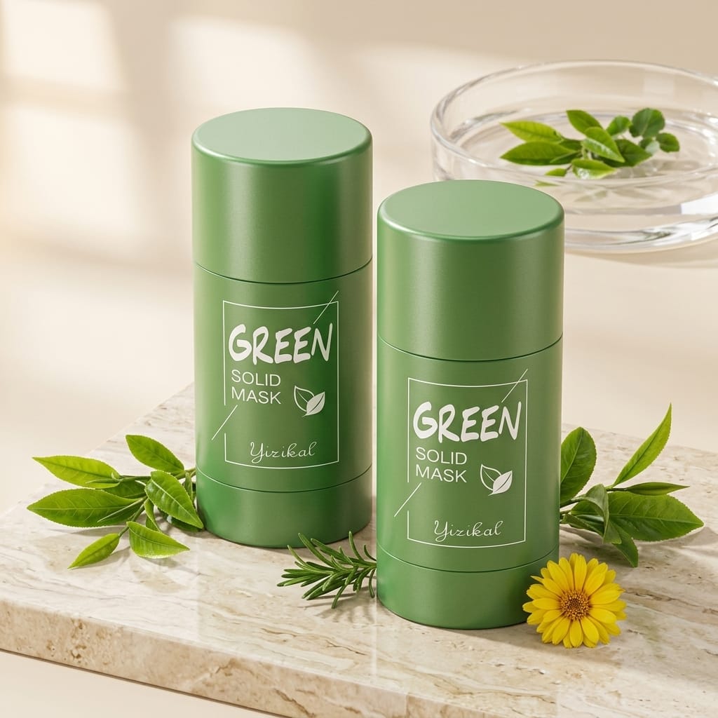 Magic Green Tea Cleansing Stick Mask for Blackhead & Oil Control Mud Mask