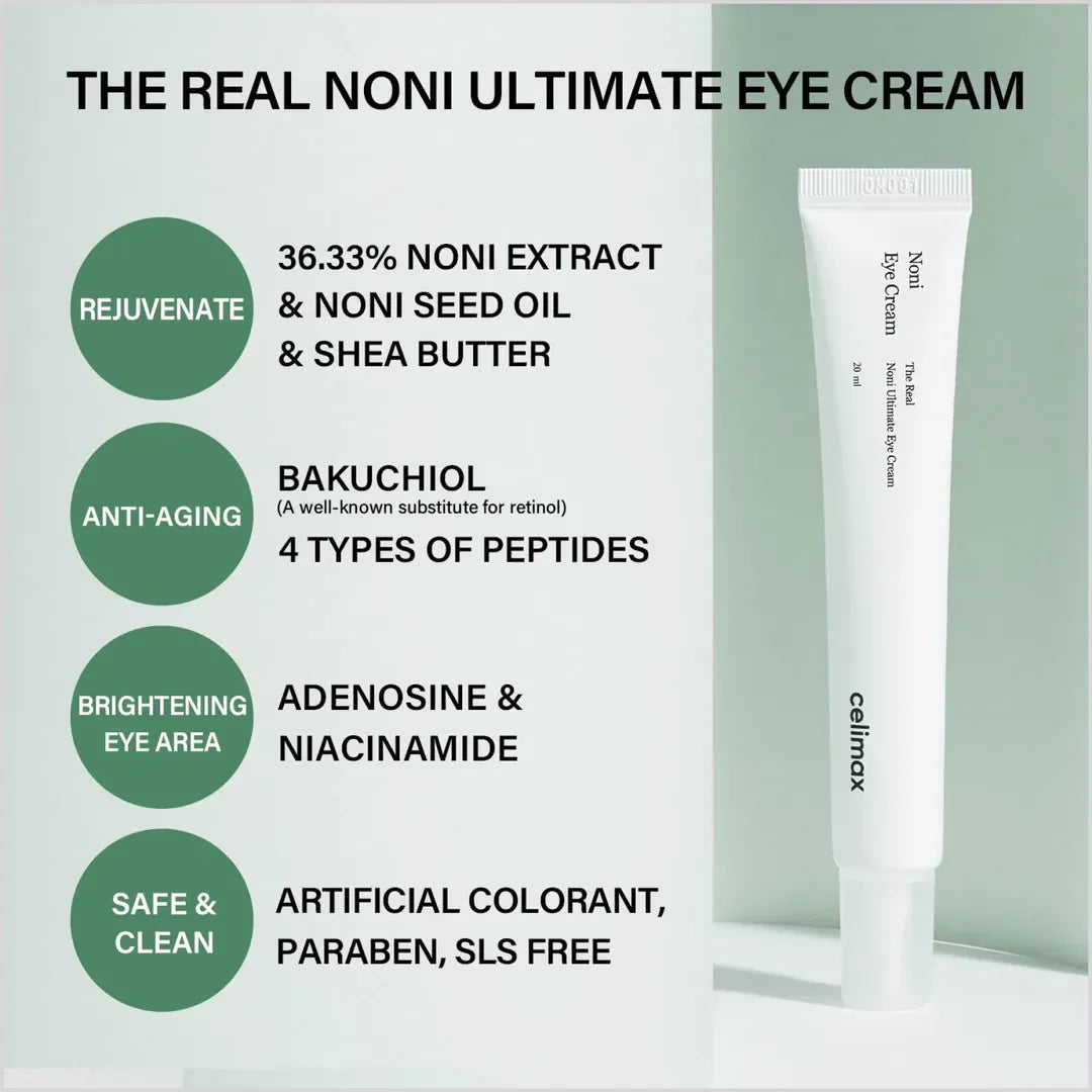 Celimax Real Noni Eye Cream 20ml | Dark Circles and Fine Lines