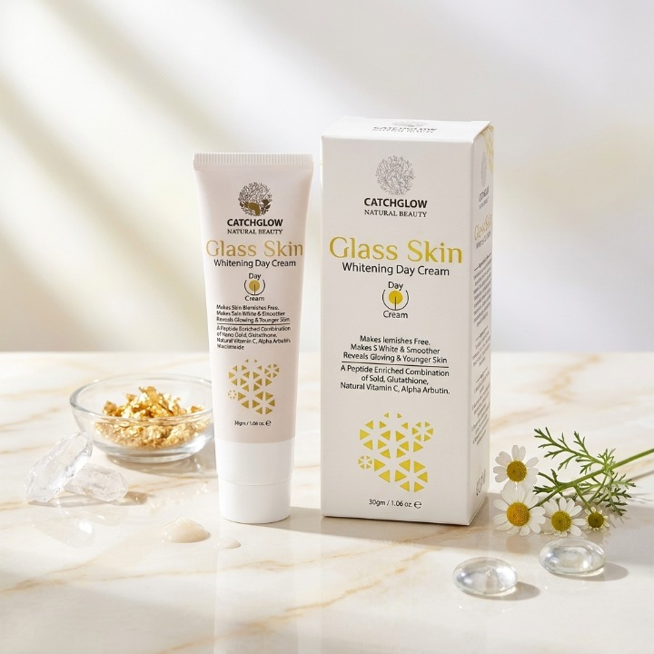 Catchglow Glass Skin Whitening Day Cream for Radiant Glow