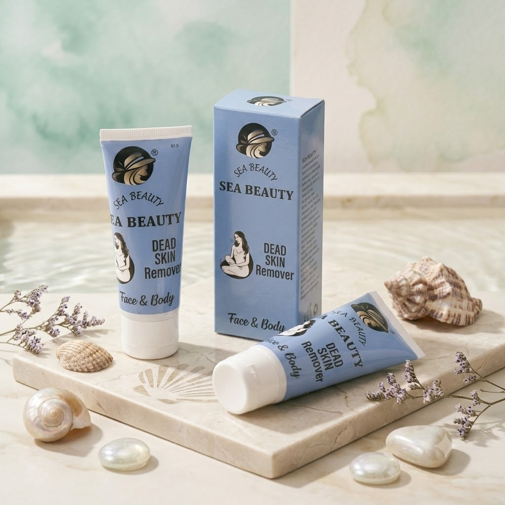 Sea Beauty Dead Skin Remover for Face & Body | Instant Exfoliating Peeling Gel | Deep Cleansing & Brightening Formula